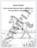 Farm Animal Coloring Book with Fun Facts